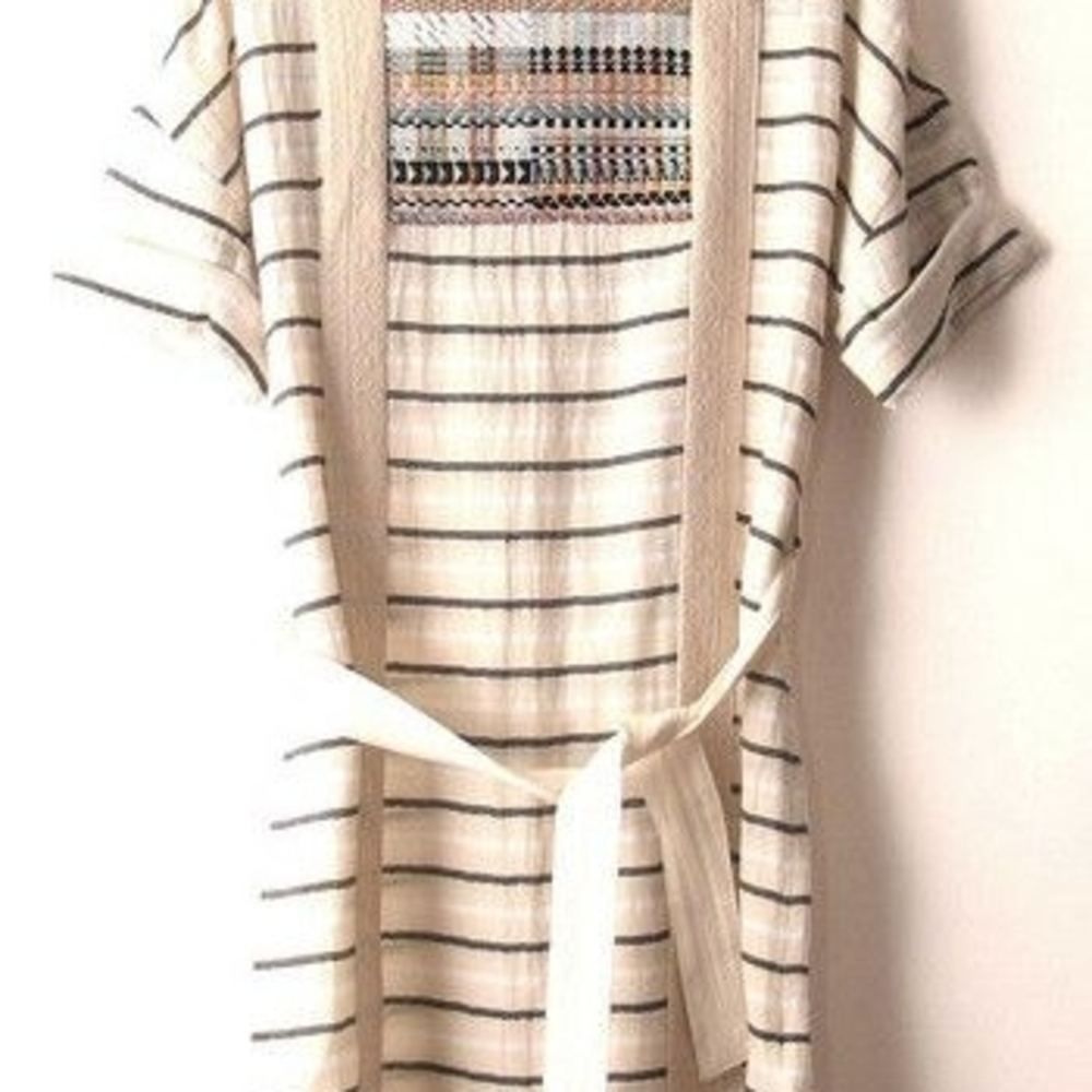 Sessun Striped Short Sleeve Dress